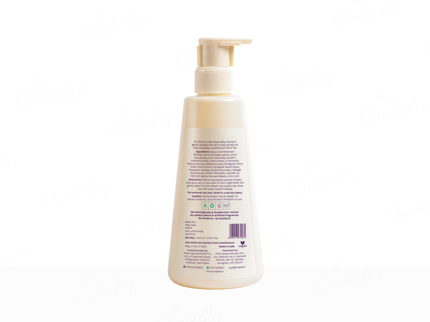 Maate Baby Shampoo For Healthy Scalp and Strong hair