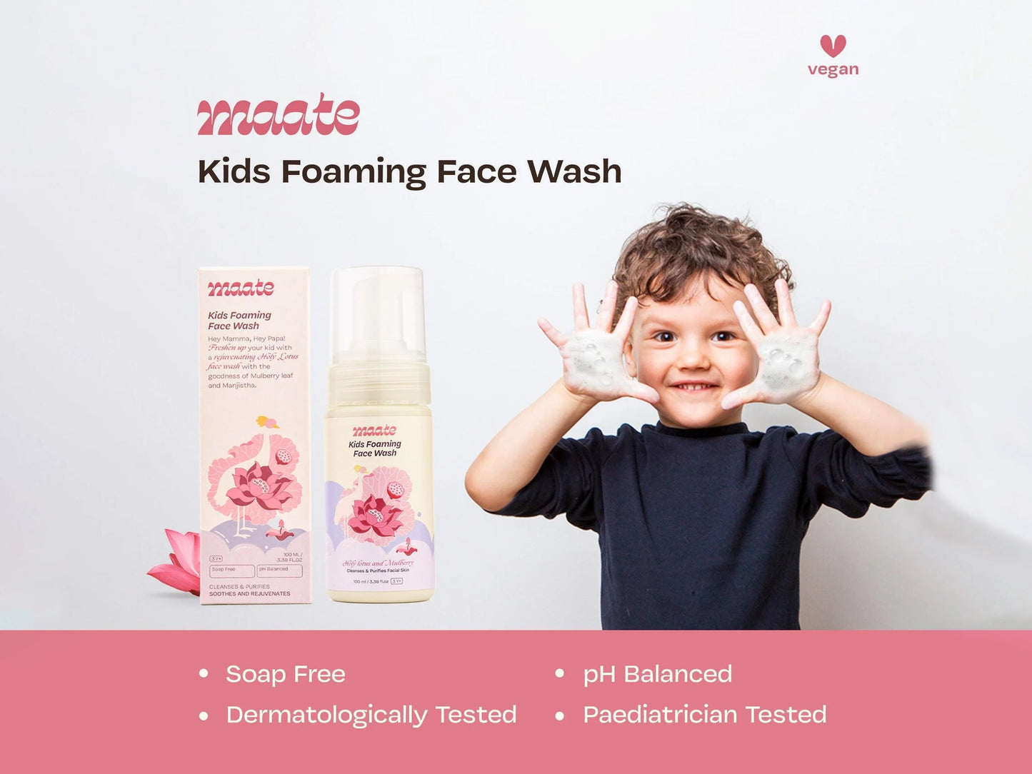 Maate Kids Foaming Face Wash