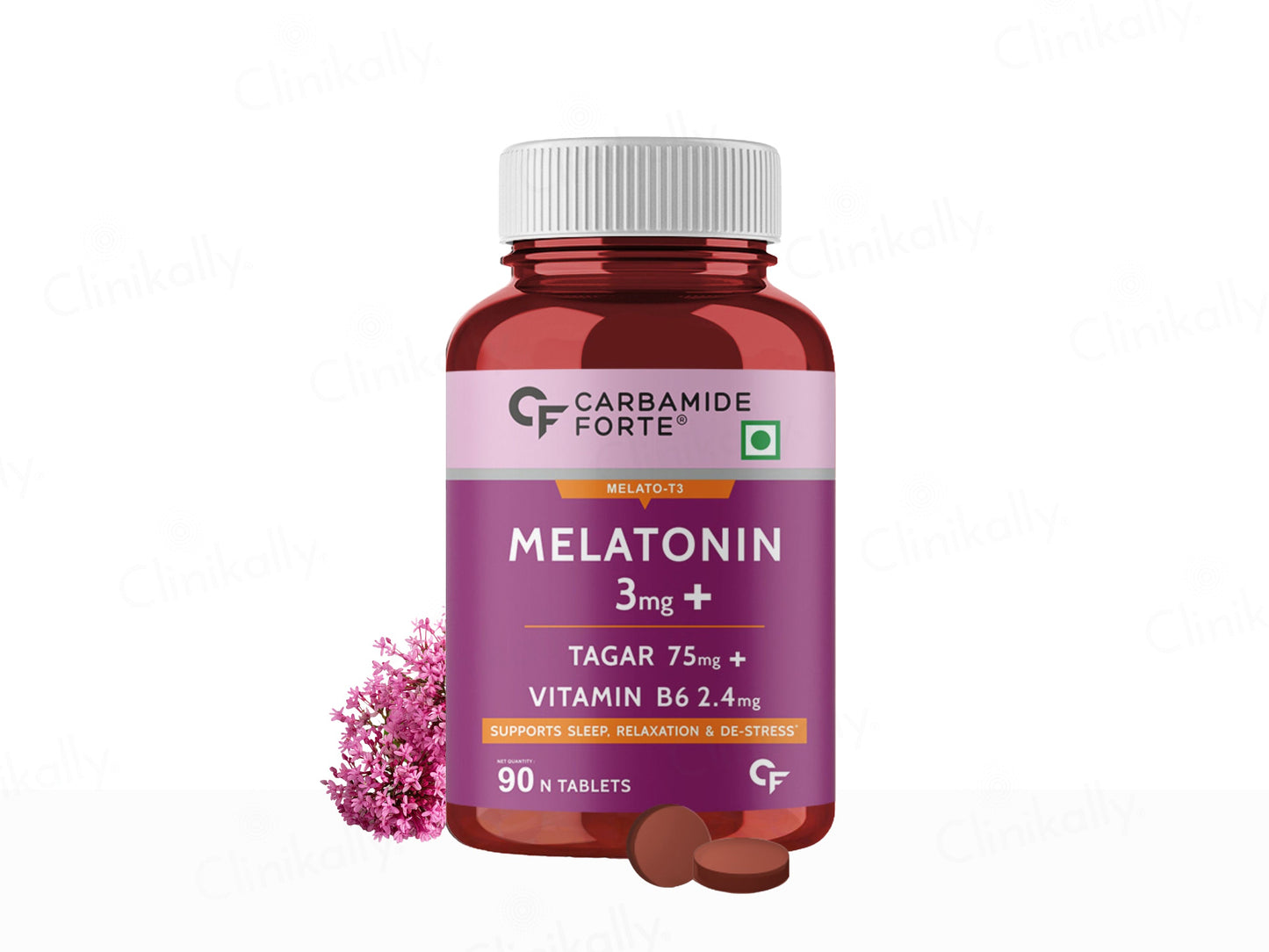 Carbamide Forte Melatonin 3mg + Tagar 75mg Sleep Tablet