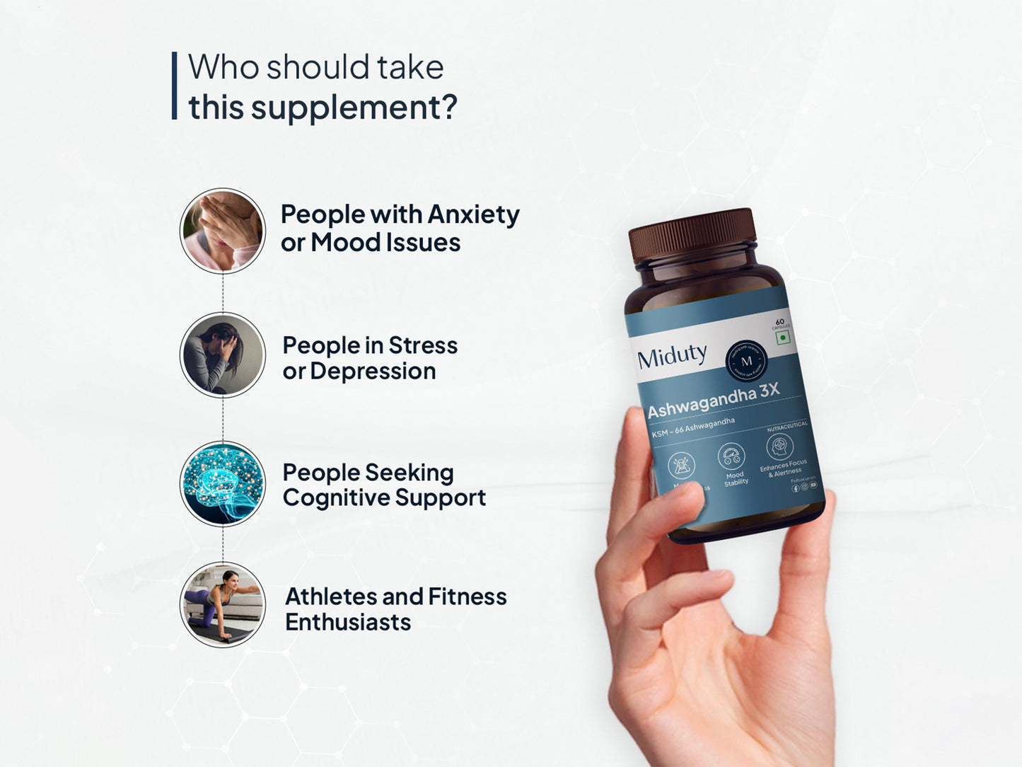 Miduty Ashwagandha 3X Capsule