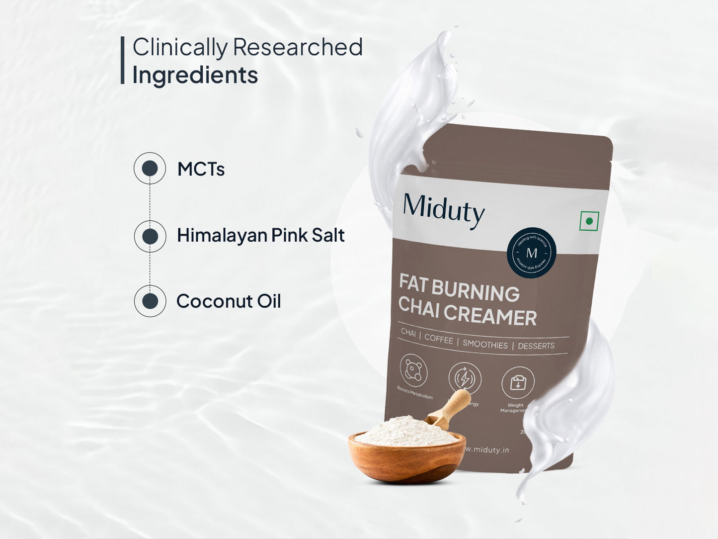 Miduty Fat Burner Chai Creamer Powder