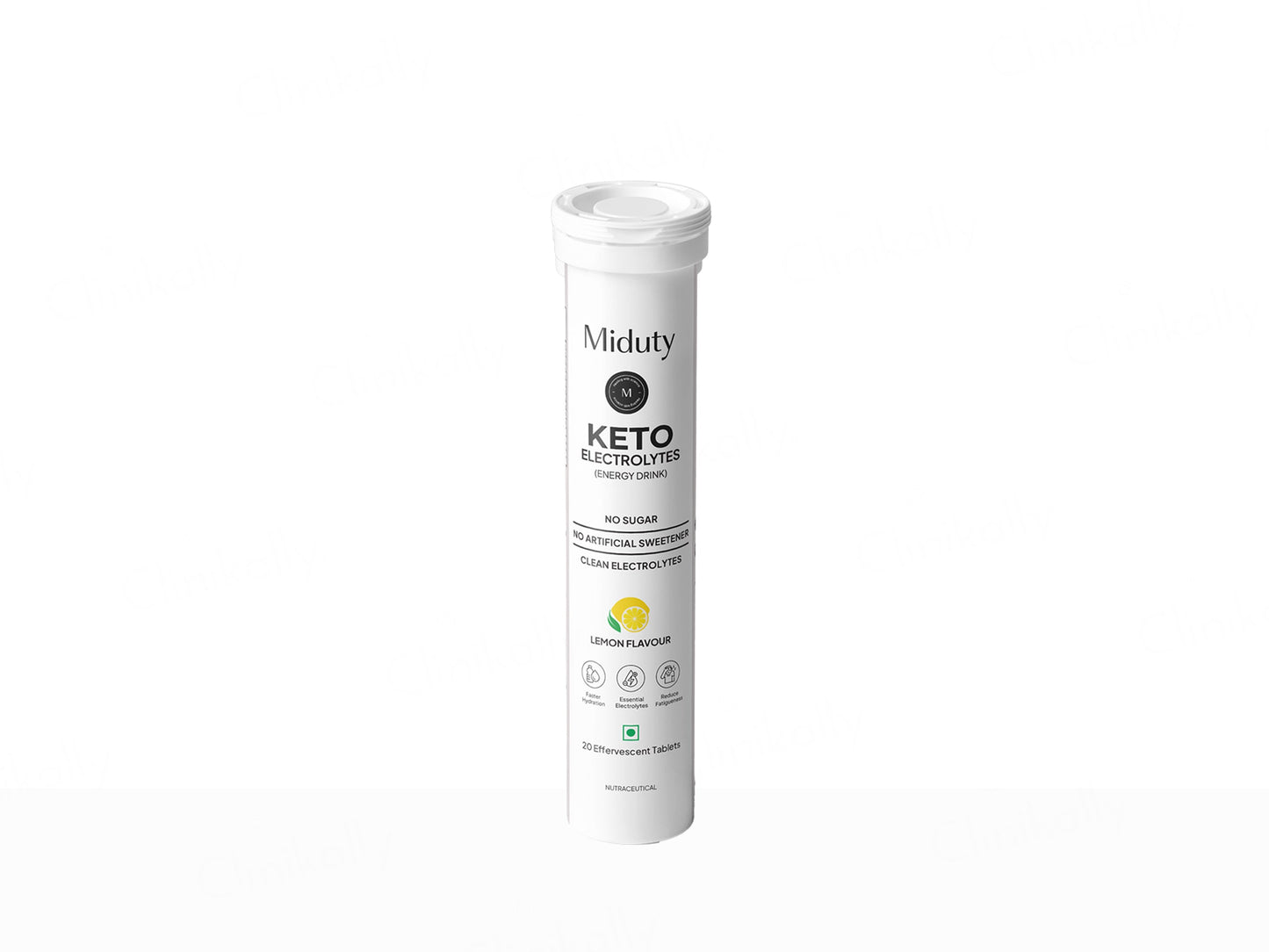 Miduty Keto Electrolytes Energy Drink Effervescent Tablet - Lemon Flavour