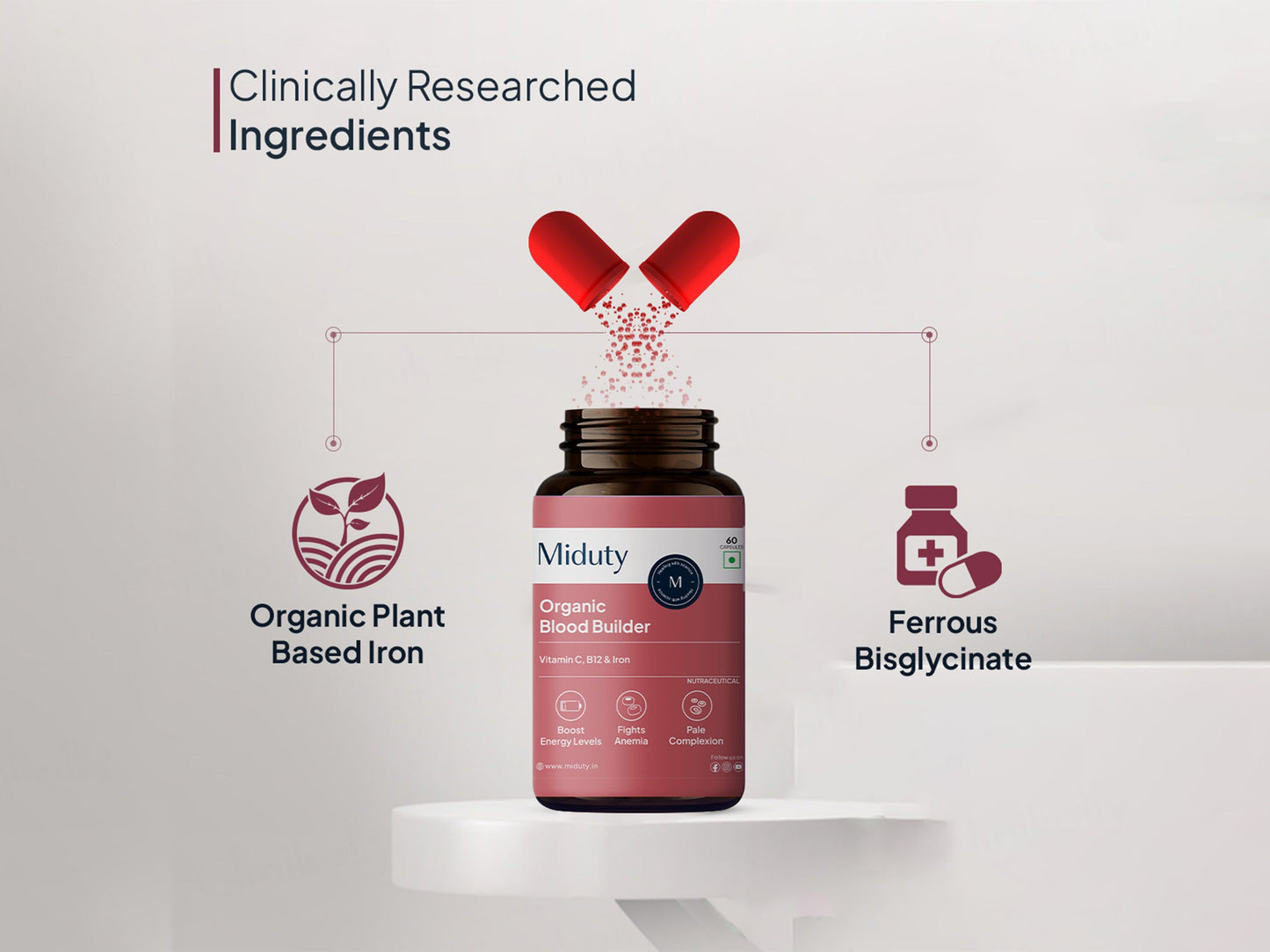 Miduty Organic Blood Builder Capsule