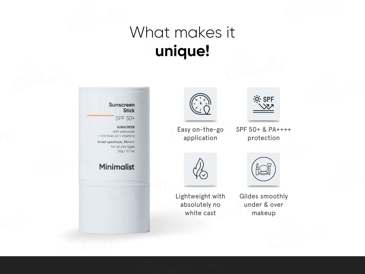 Minimalist Broad Spectrum Sunscreen Stick SPF 50+ PA++++