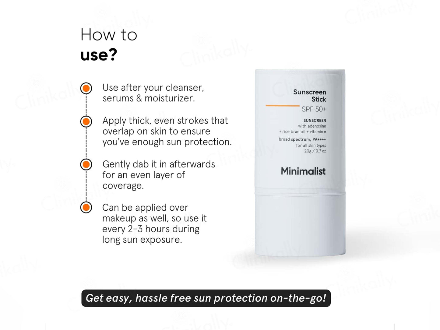 Minimalist Broad Spectrum Sunscreen Stick SPF 50+ PA++++