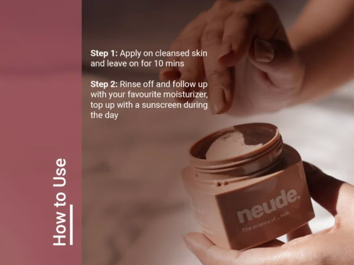 Neude FaceTime! Instant Glow Facial Spa Mask