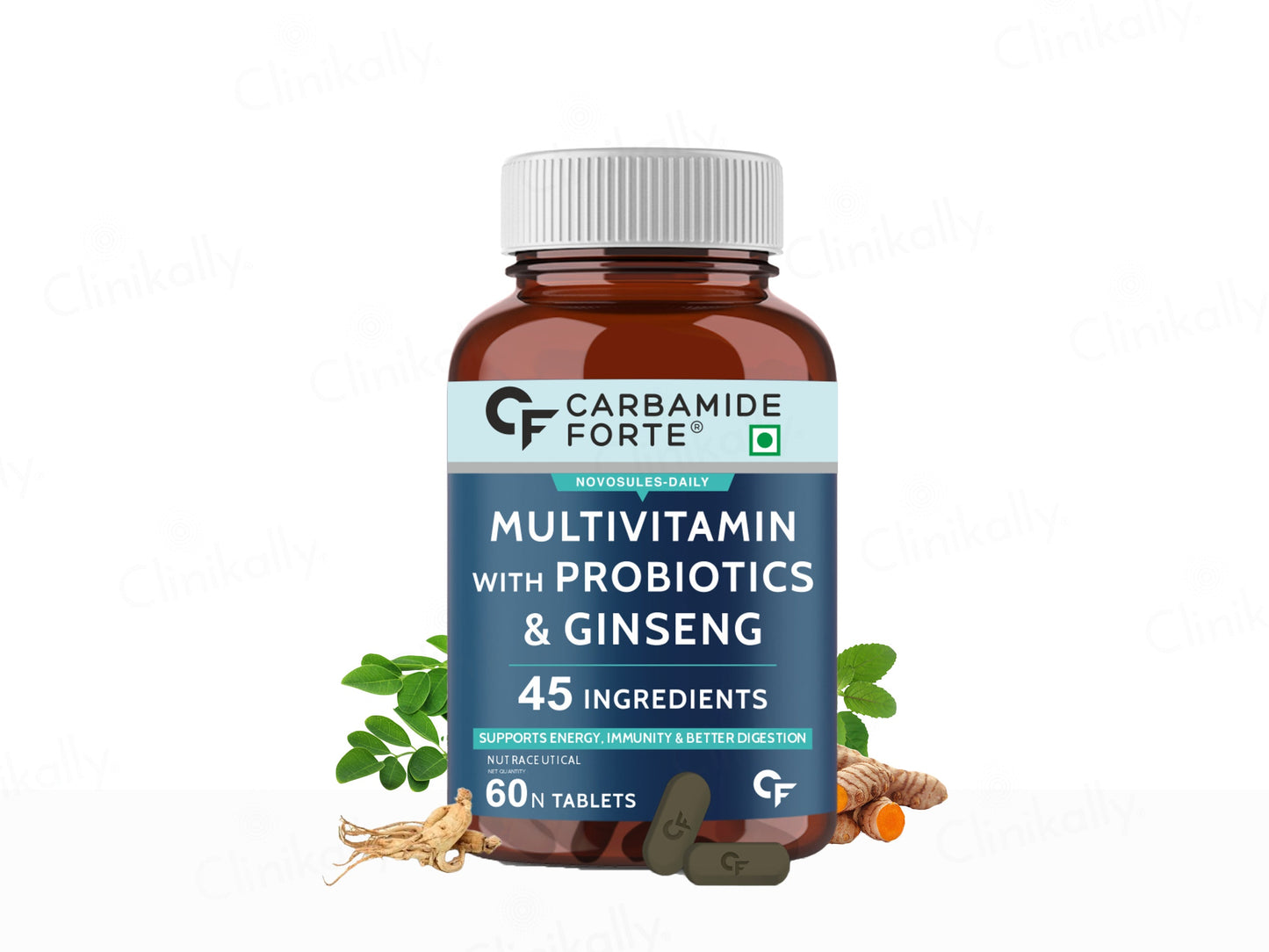 Carbamide Forte Multivitamin With Probiotics & Ginseng Tablet
