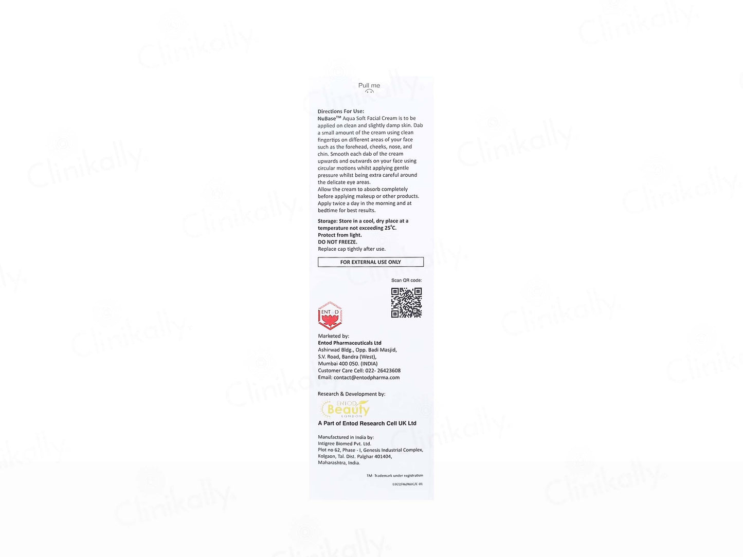 NuBase Aqua Soft Ultra-Light Day & Night Facial Gel Cream SPF 30