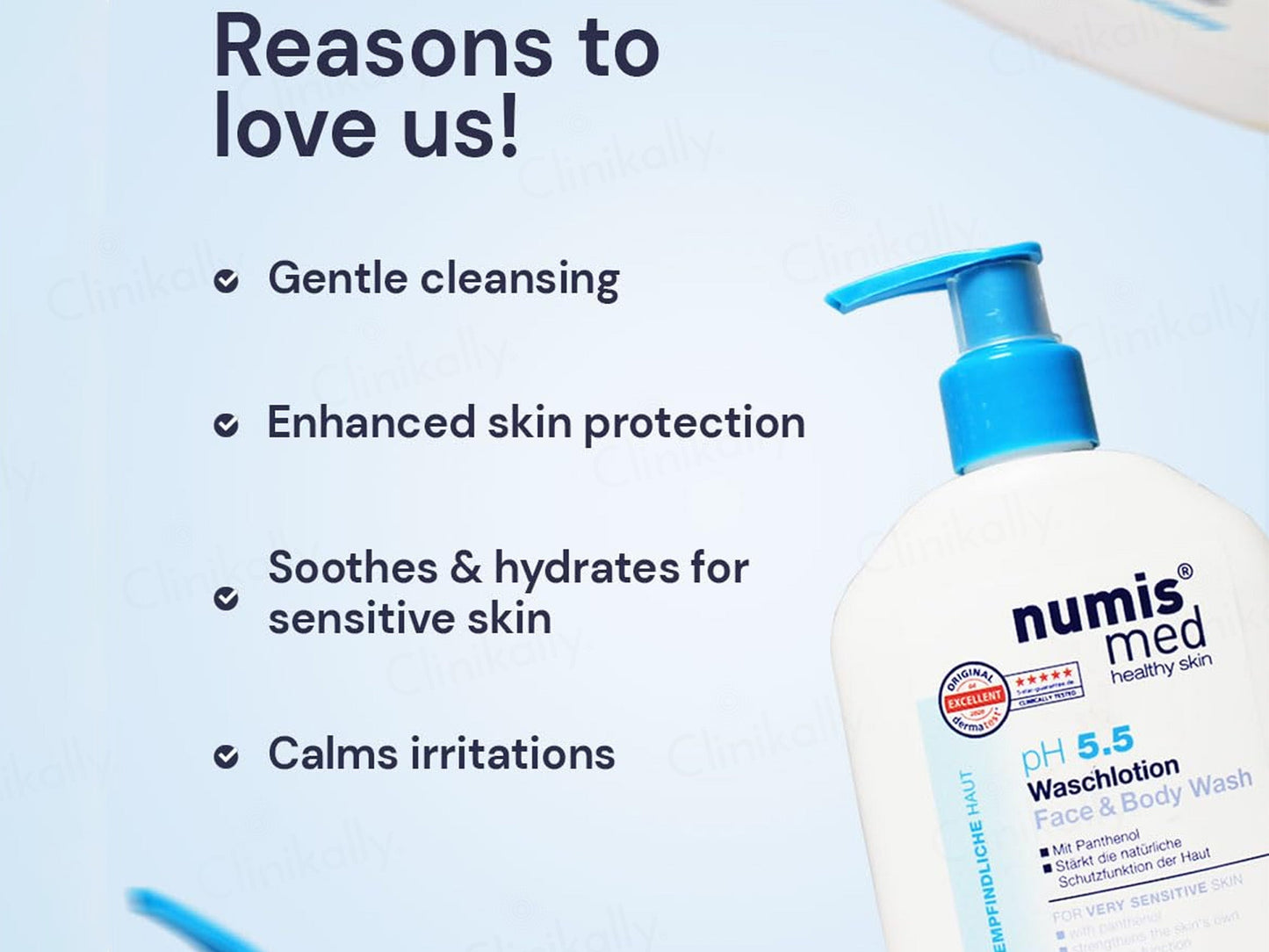 Numis Med pH 5.5 Face & Body Wash For Very Sensitive Skin