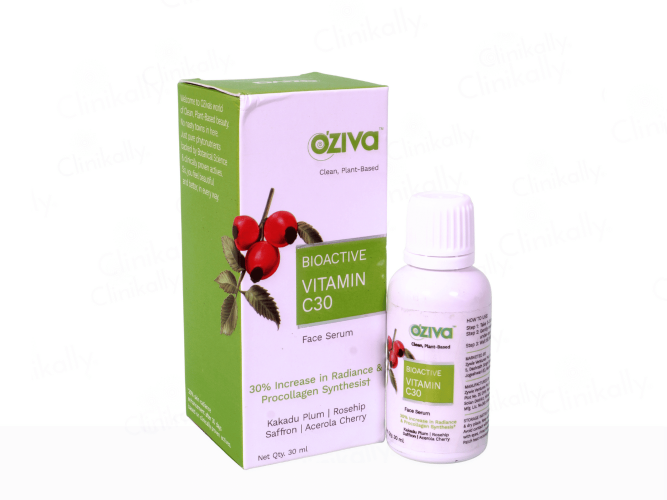 OZiva Bioactive Vitamin C30 Face Serum