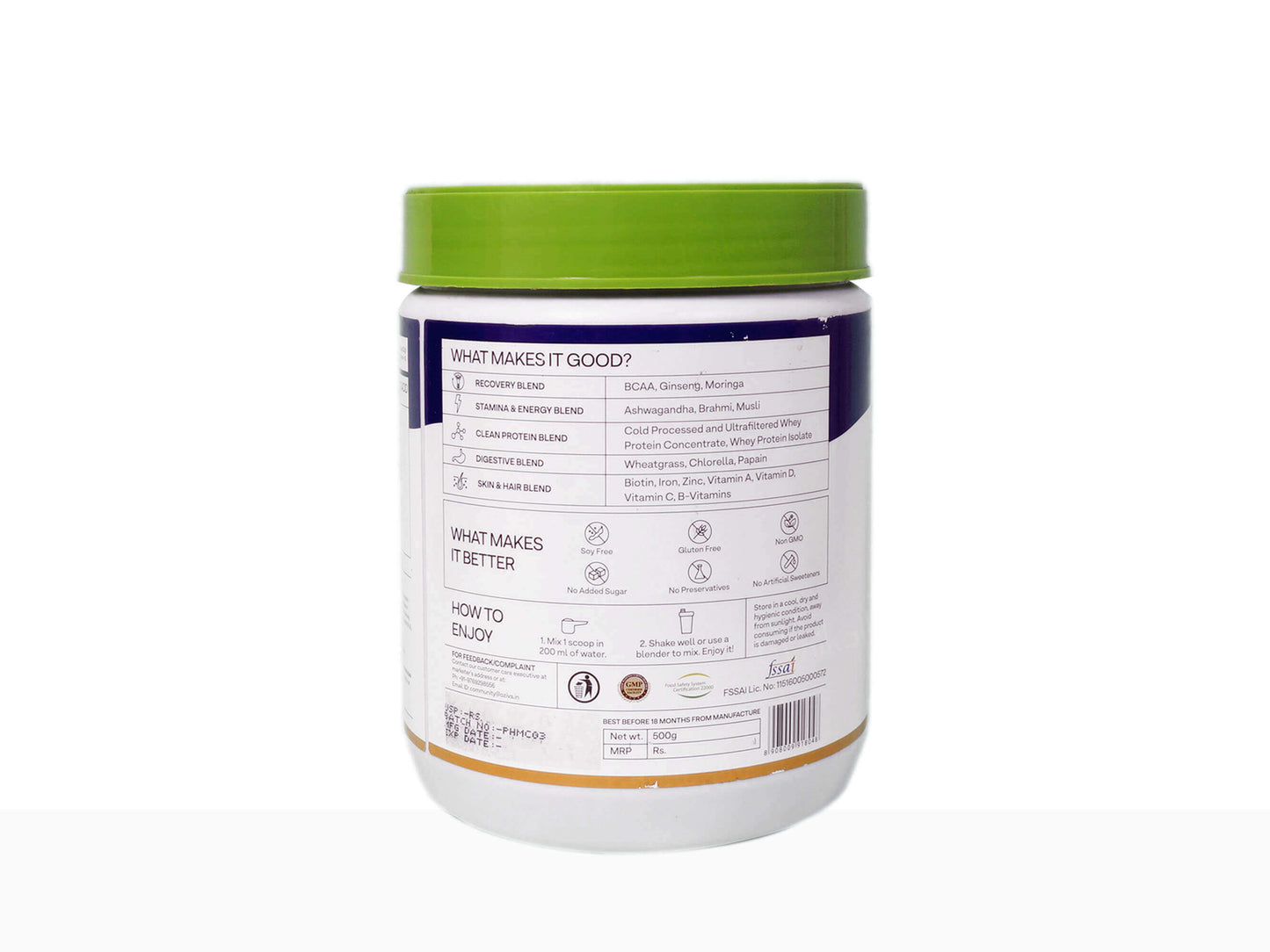 OZiva Protein & Herbs For Men- Chocolate Flavour