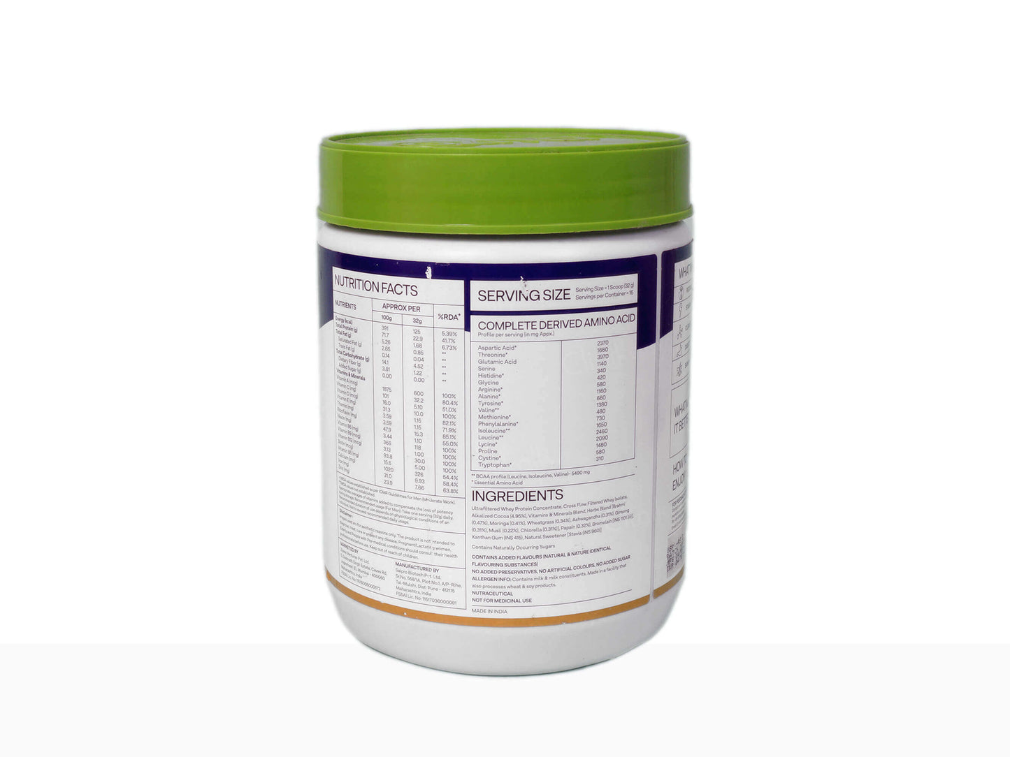 OZiva Protein & Herbs For Men- Chocolate Flavour