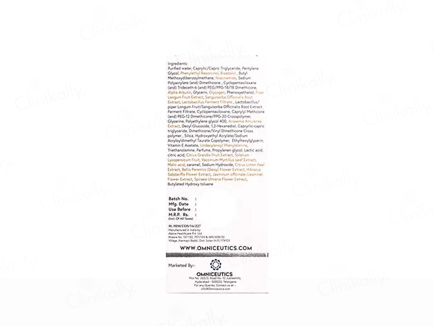 Omnifade Intensive Brightening & Depigmenting Serum