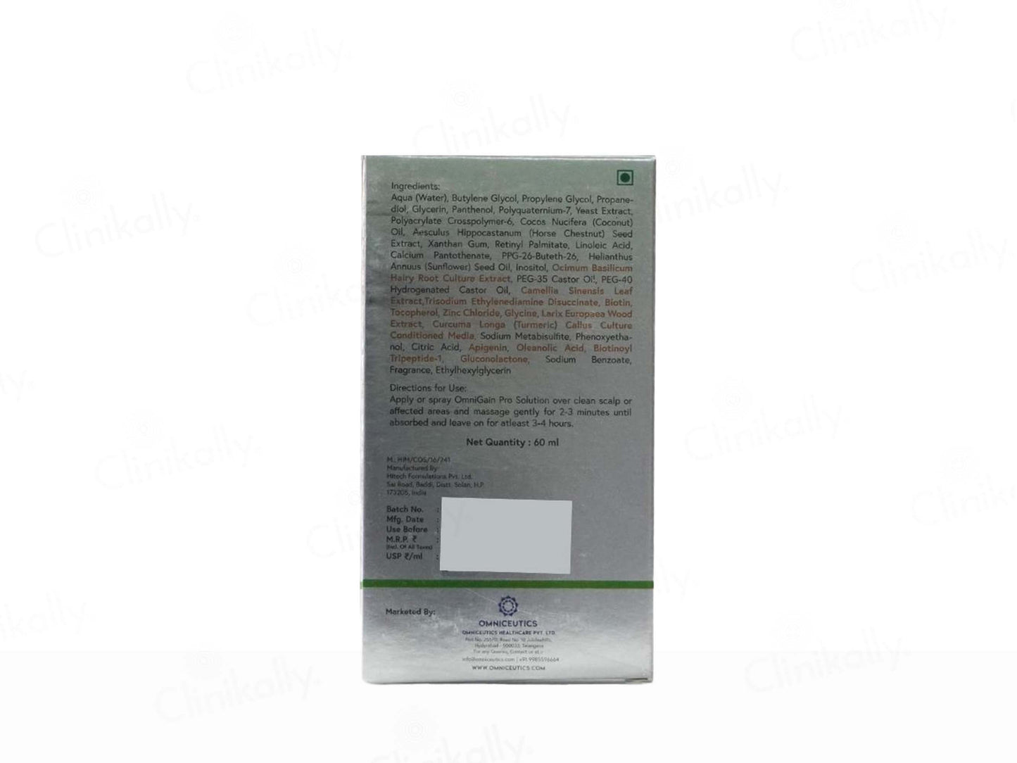 Omnigain Pro Advanced Anti Hairfall & Hair Growth Solution