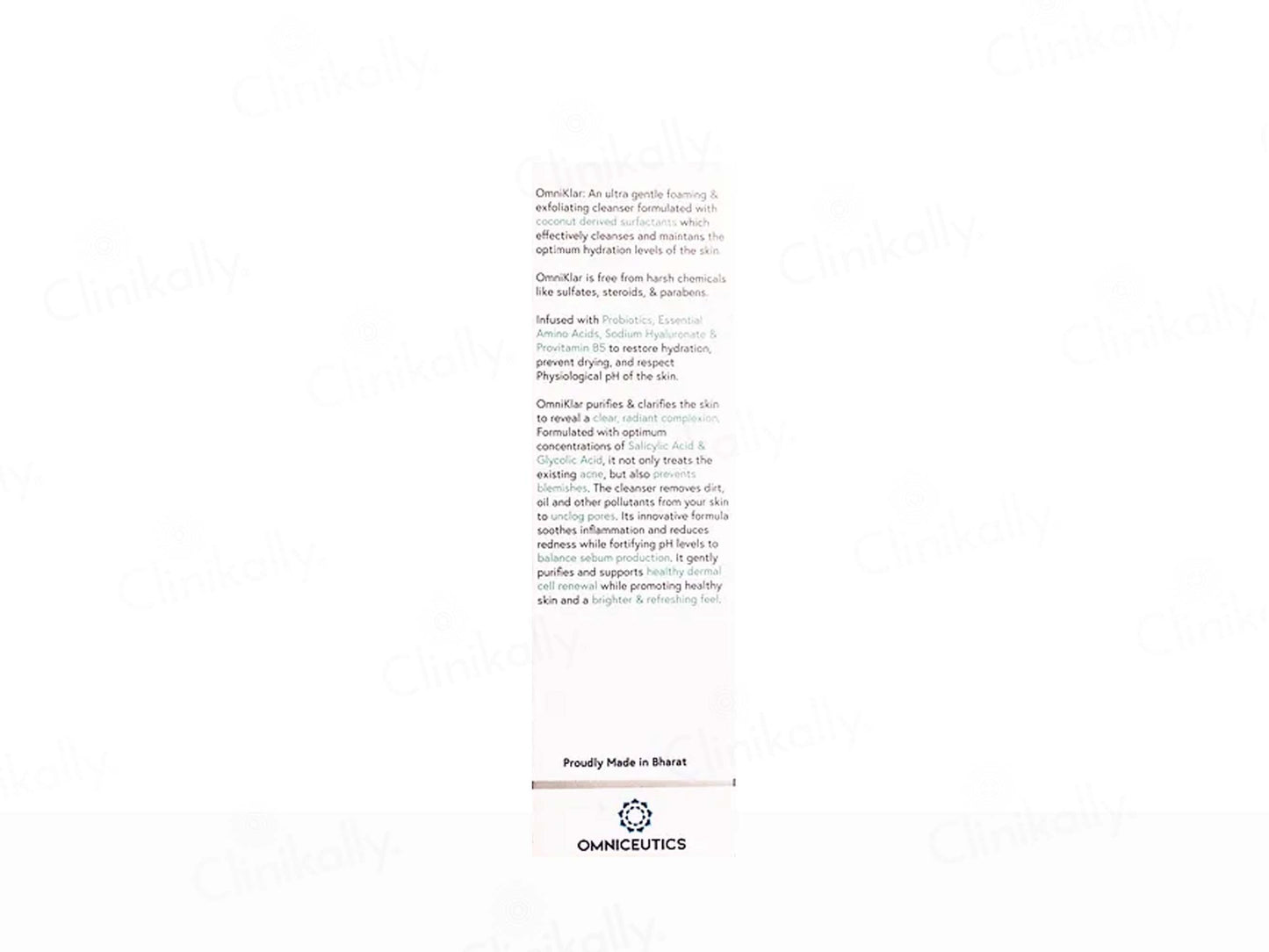 Omniklar Ultra Gentle Foaming & Exfoliating Cleanser