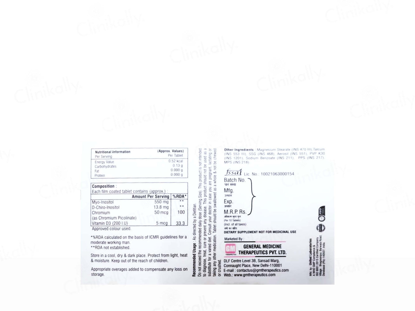Ovasis Tablet