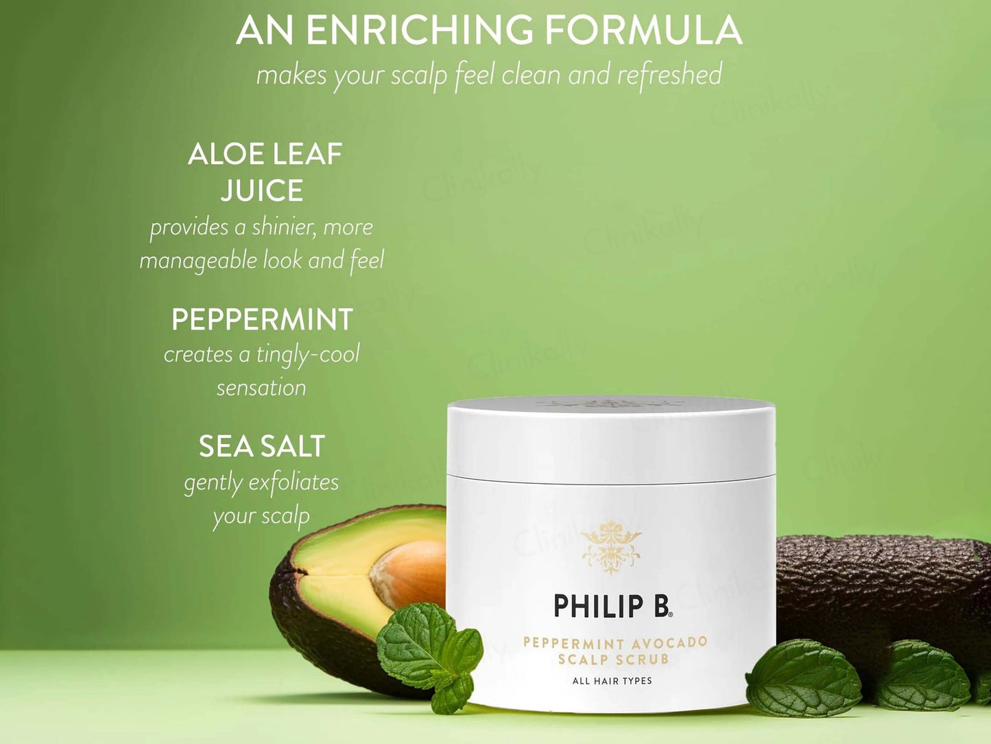 Philip B Peppermint Avocado Scalp Scrub