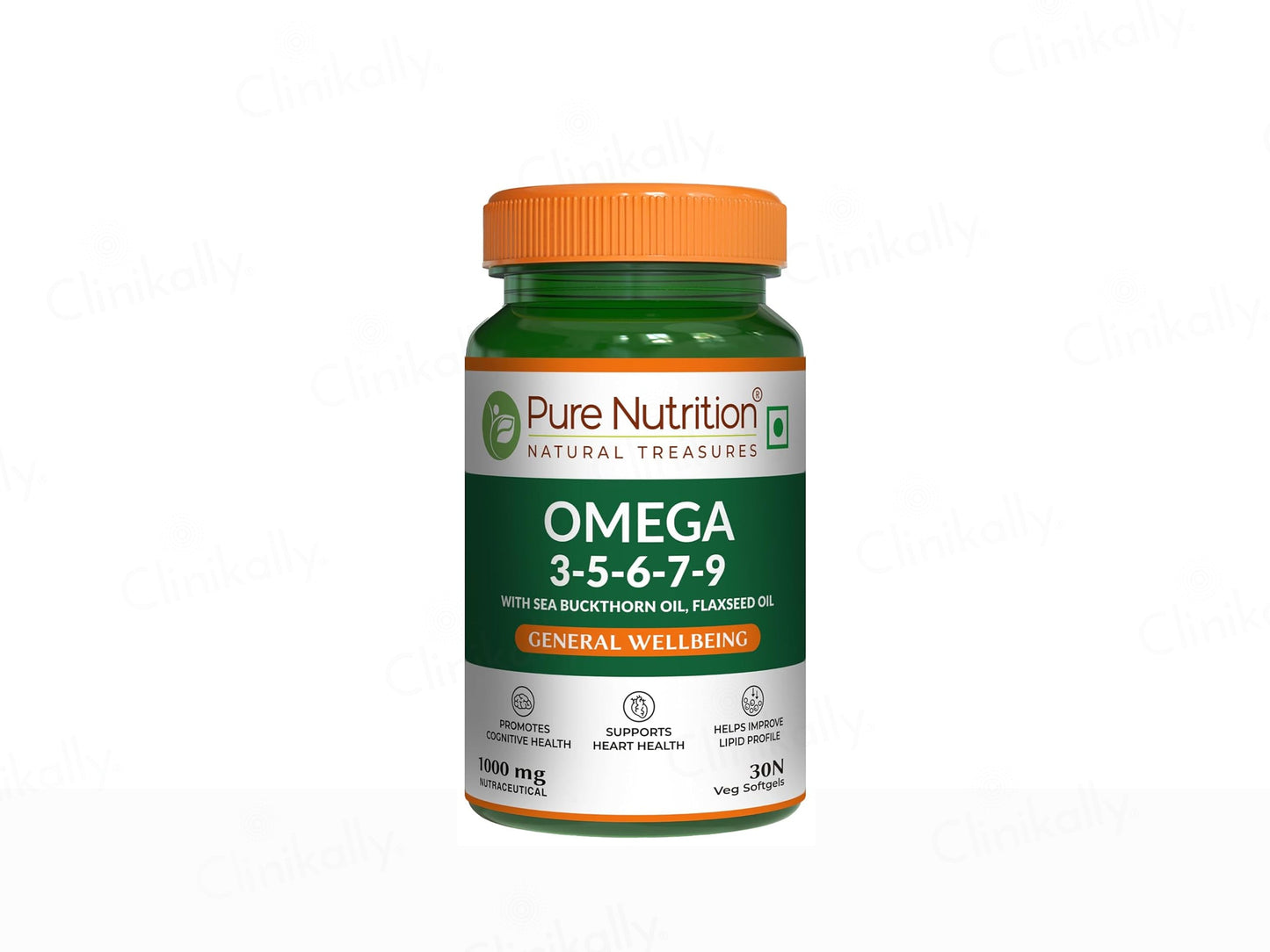 Pure Nutrition Vegan Omega 3-5-6-7-9 Veg Softgel