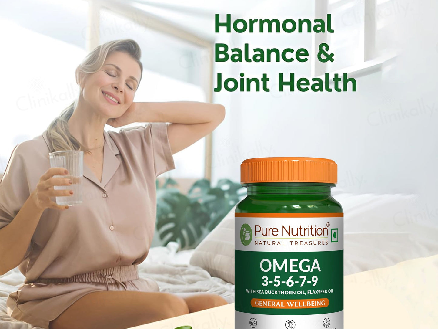 Pure Nutrition Vegan Omega 3-5-6-7-9 Veg Softgel