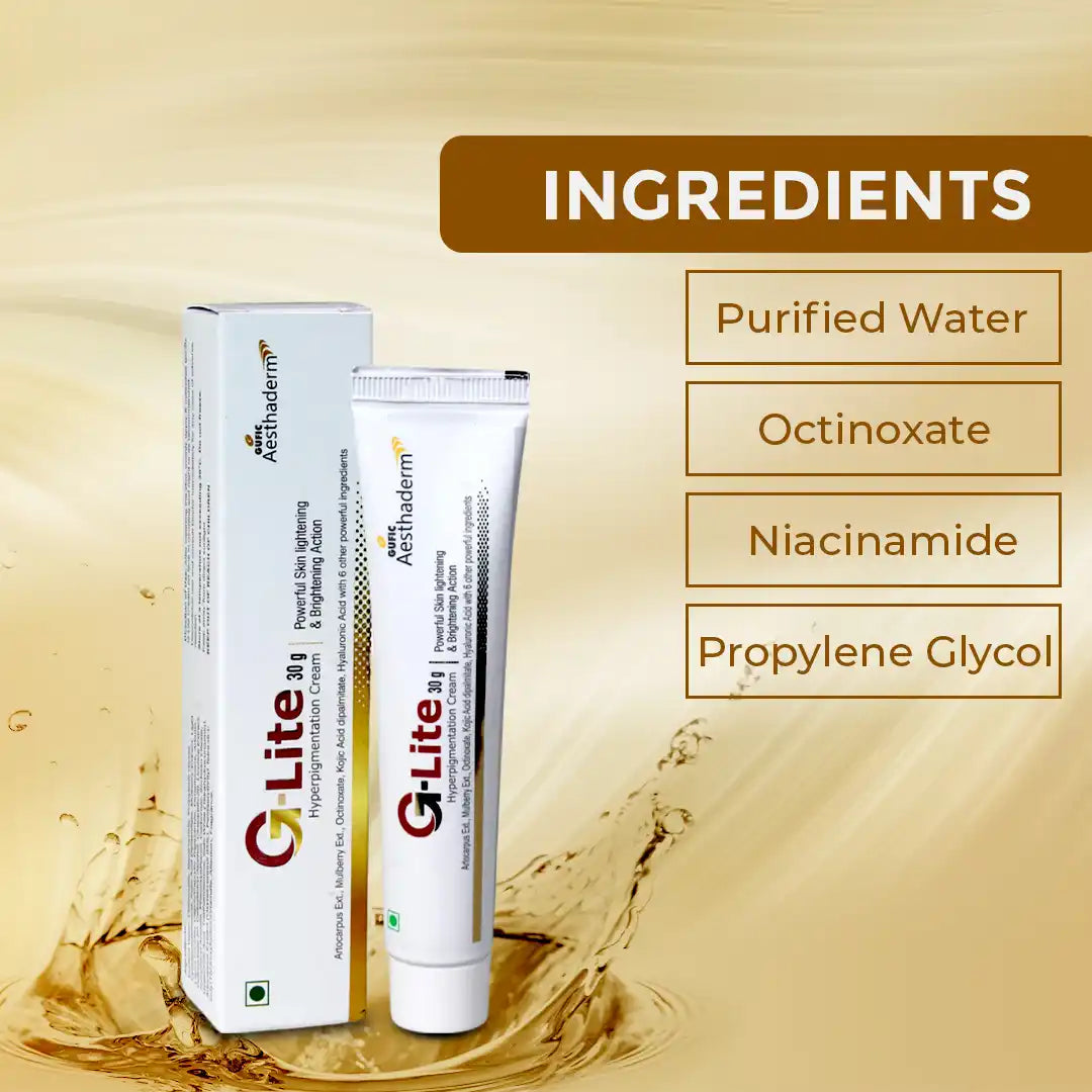 G-Lite De-pigmentation Cream | Reduces hyperpigmentation and dark spots