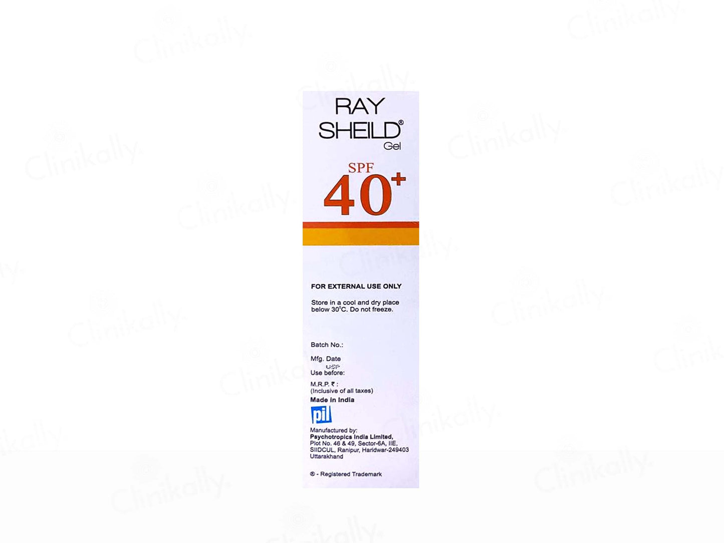 Ray Sheild Sunscreen Gel SPF 40+ PA++++