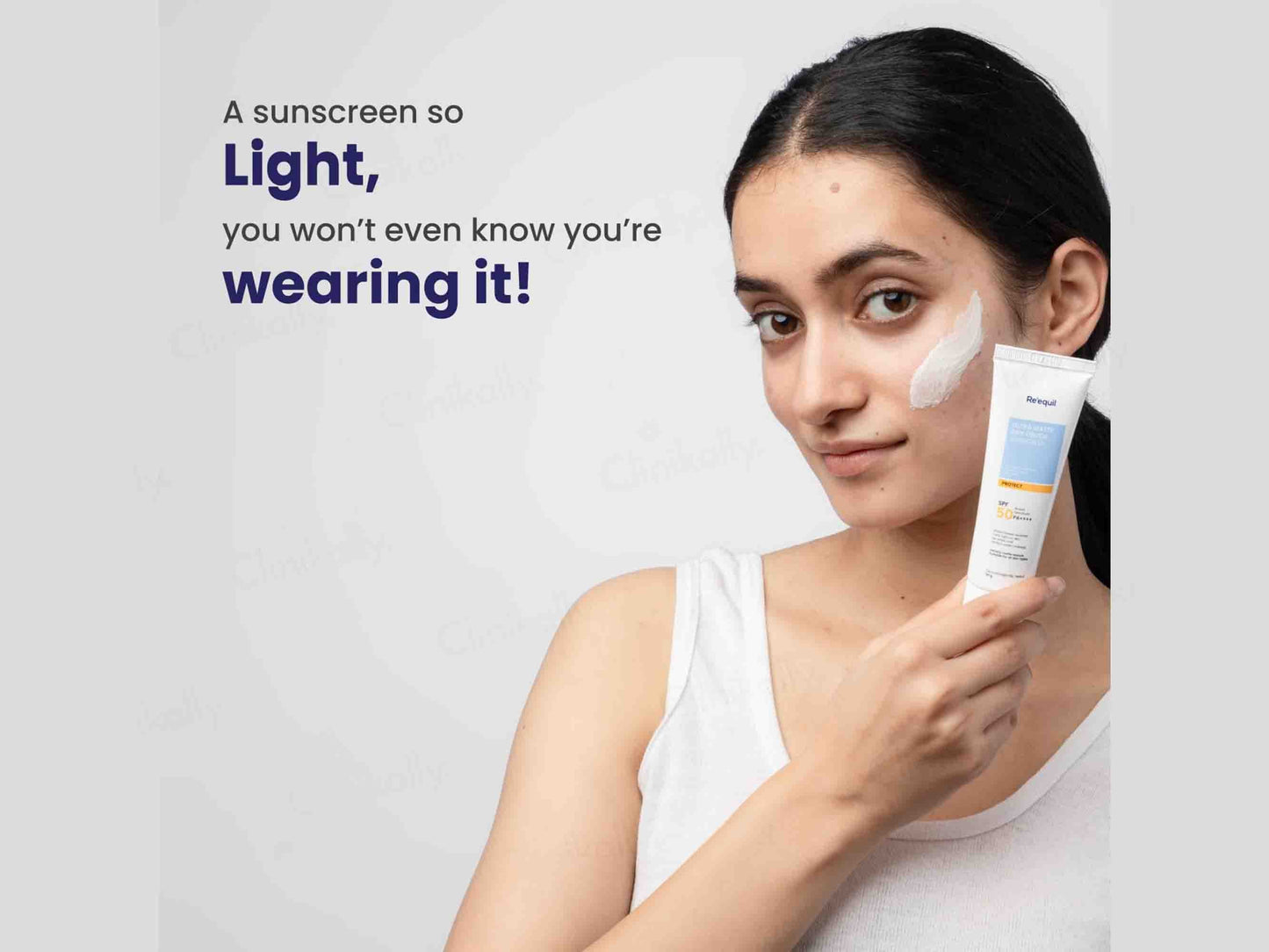 Re'equil Ultra Matte Dry Touch Sunscreen Gel SPF 50 PA++++