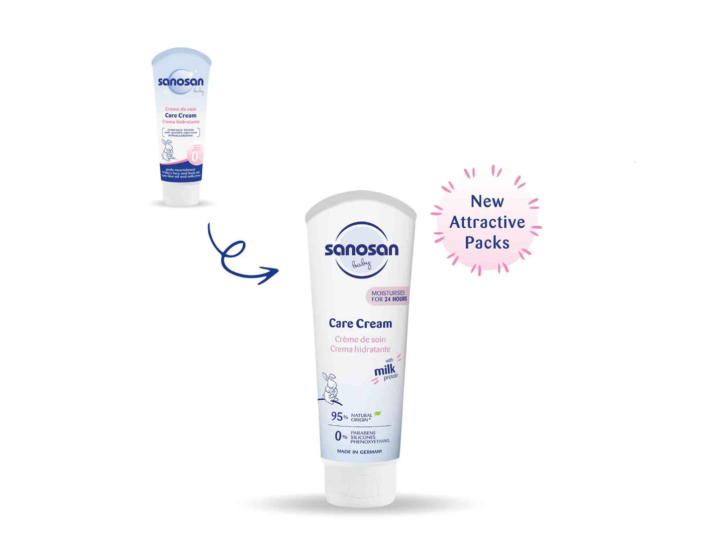Sanosan Baby Milk Protein Care Cream