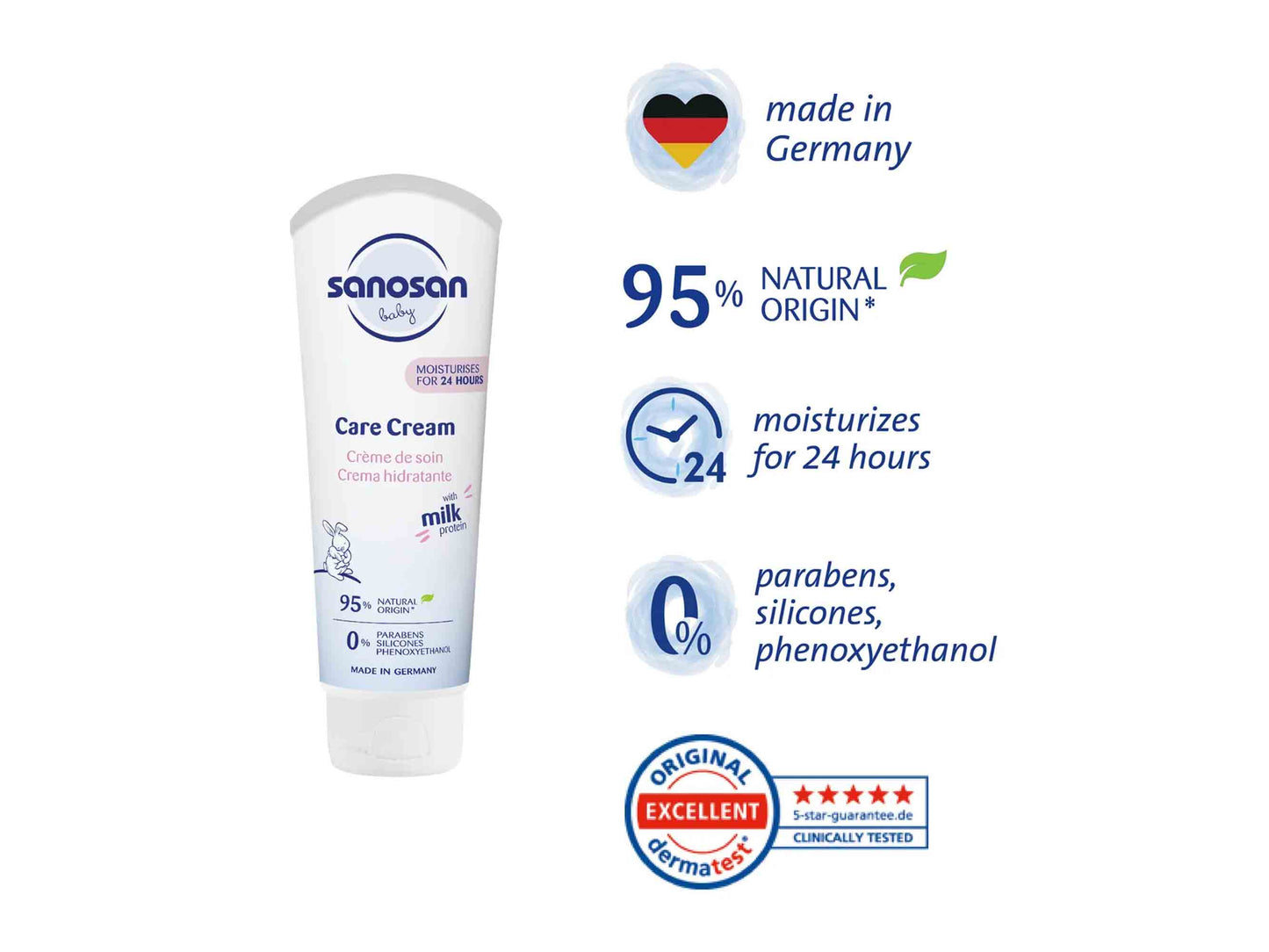 Sanosan Baby Milk Protein Care Cream