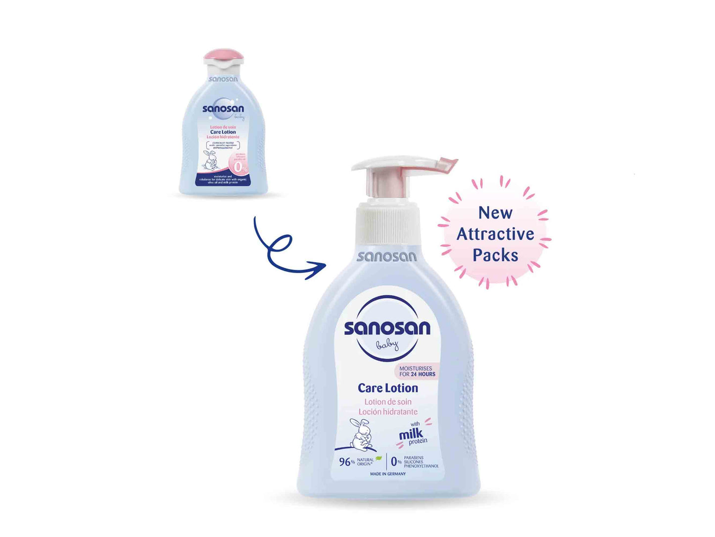 Sanosan Baby Milk Protein Care Lotion