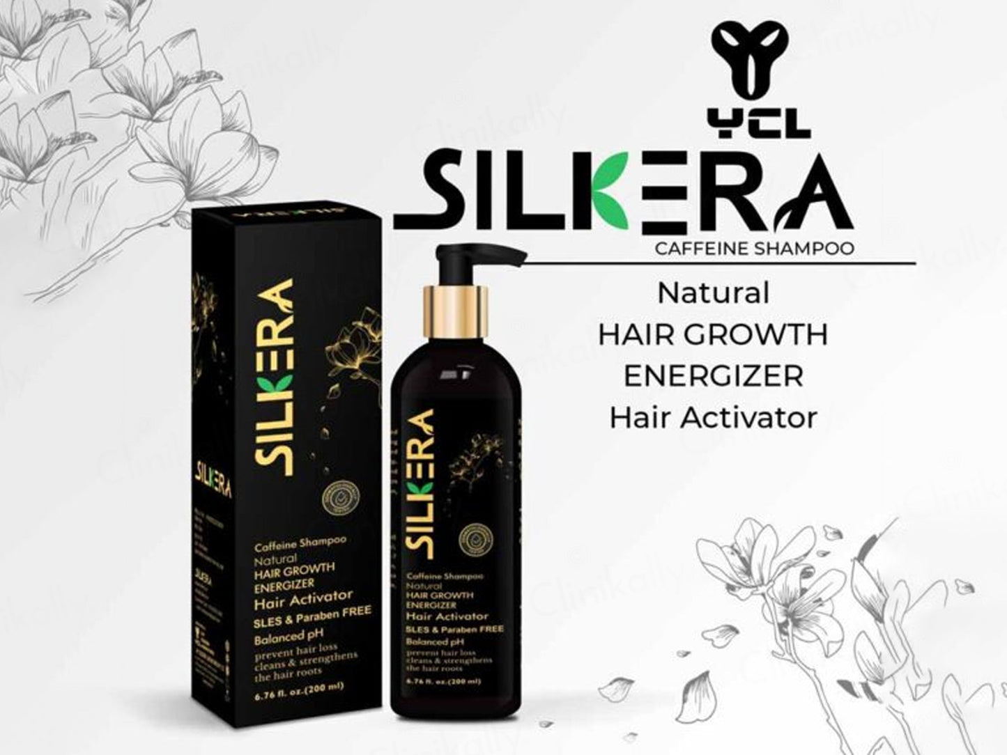 Silkera Natural Caffeine Hair Growth Energizer Shampoo