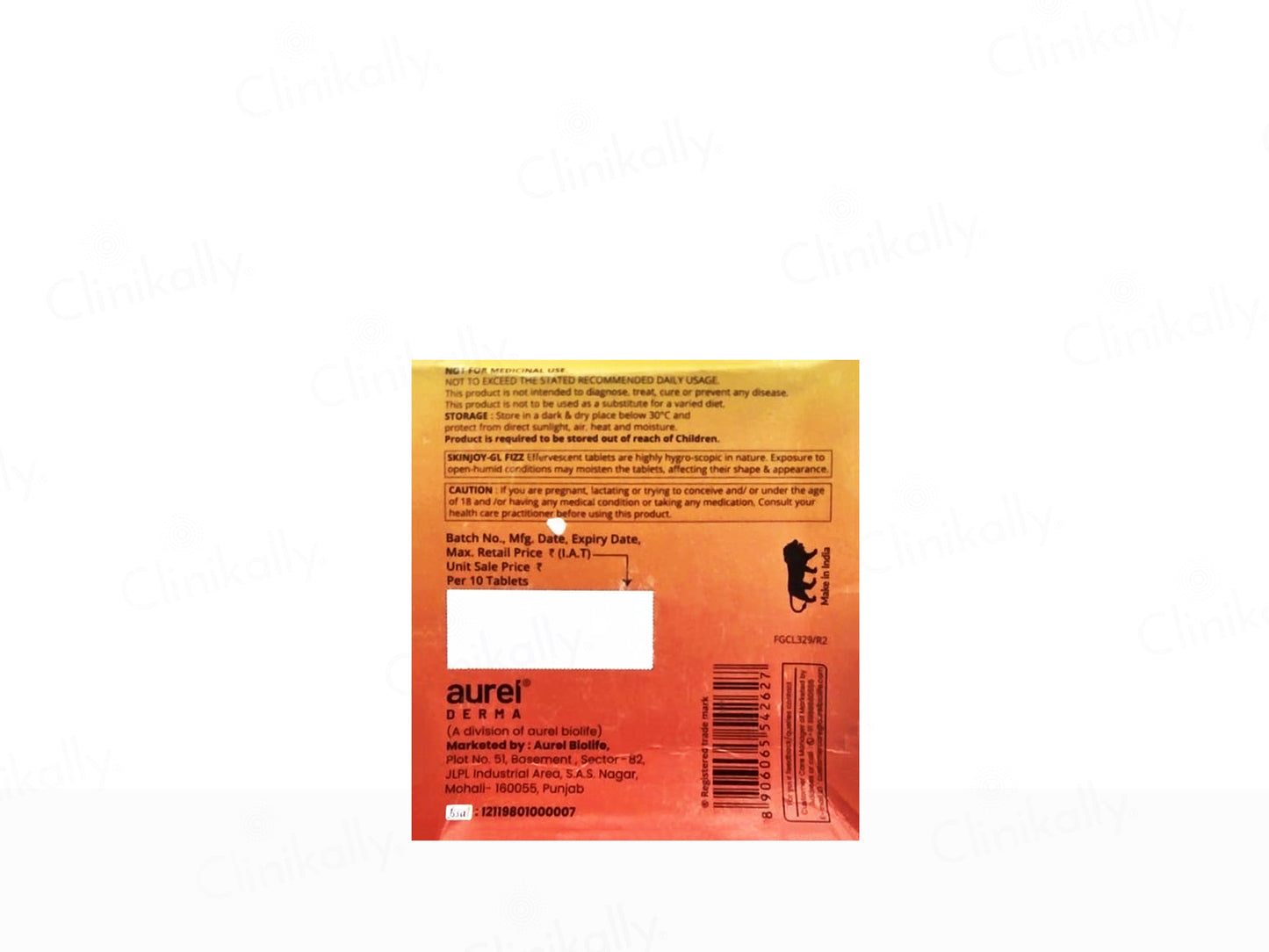 Skinjoy-GL Fizz Effervescent Tablet