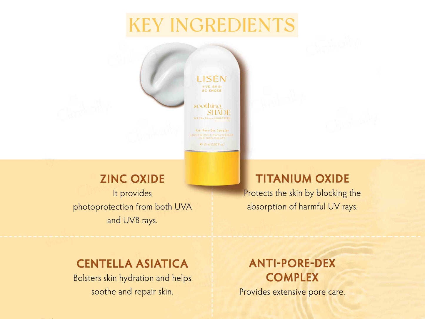 LISEN Soothing Shade Sunscreen SPF 50+ PA+++