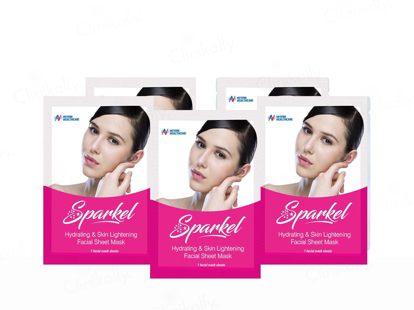 Sparkel Hydrating & Skin Lightening Facial Sheet Mask || Hetero Healthcare