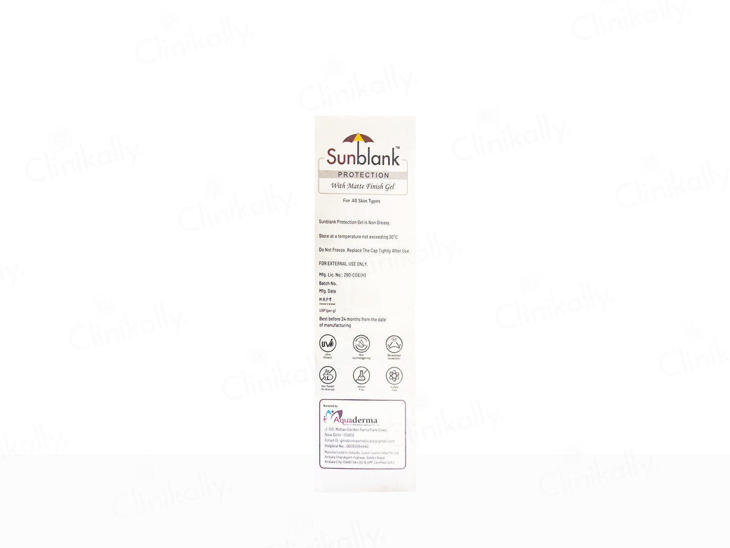 Sunblank Matte Finish Sunscreen Gel SPF 50+ PA+++