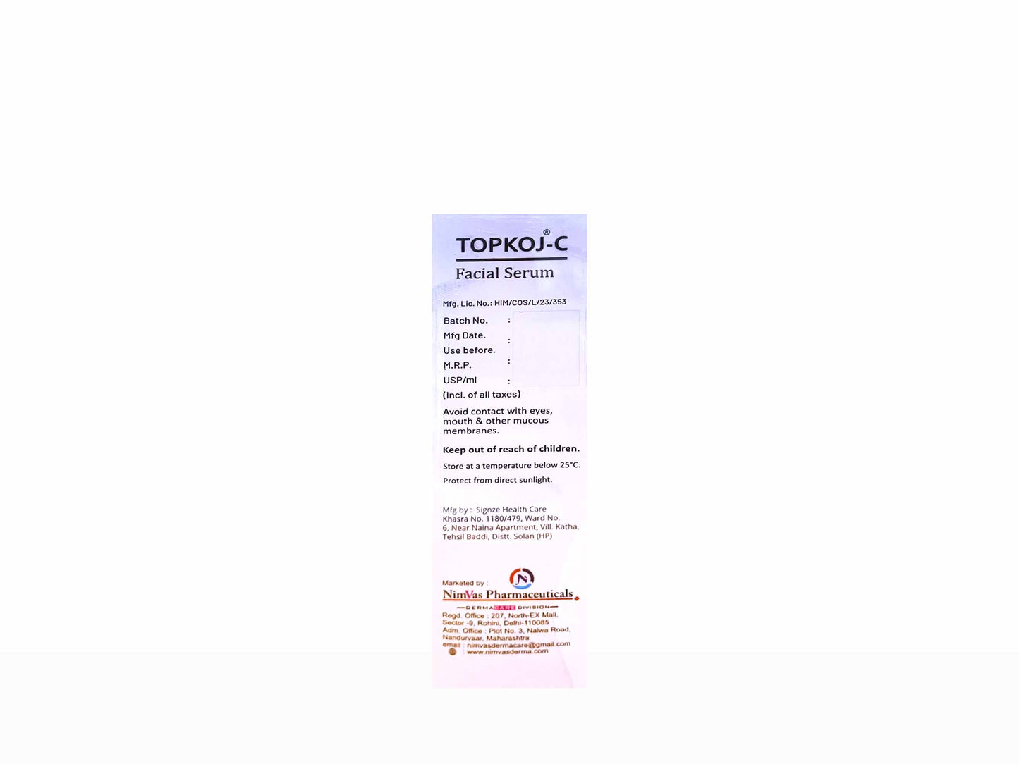 Topkoj-C Facial Serum