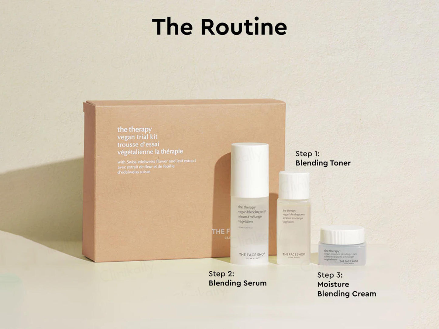The Face Shop The Therapy Vegan Trial Kit
