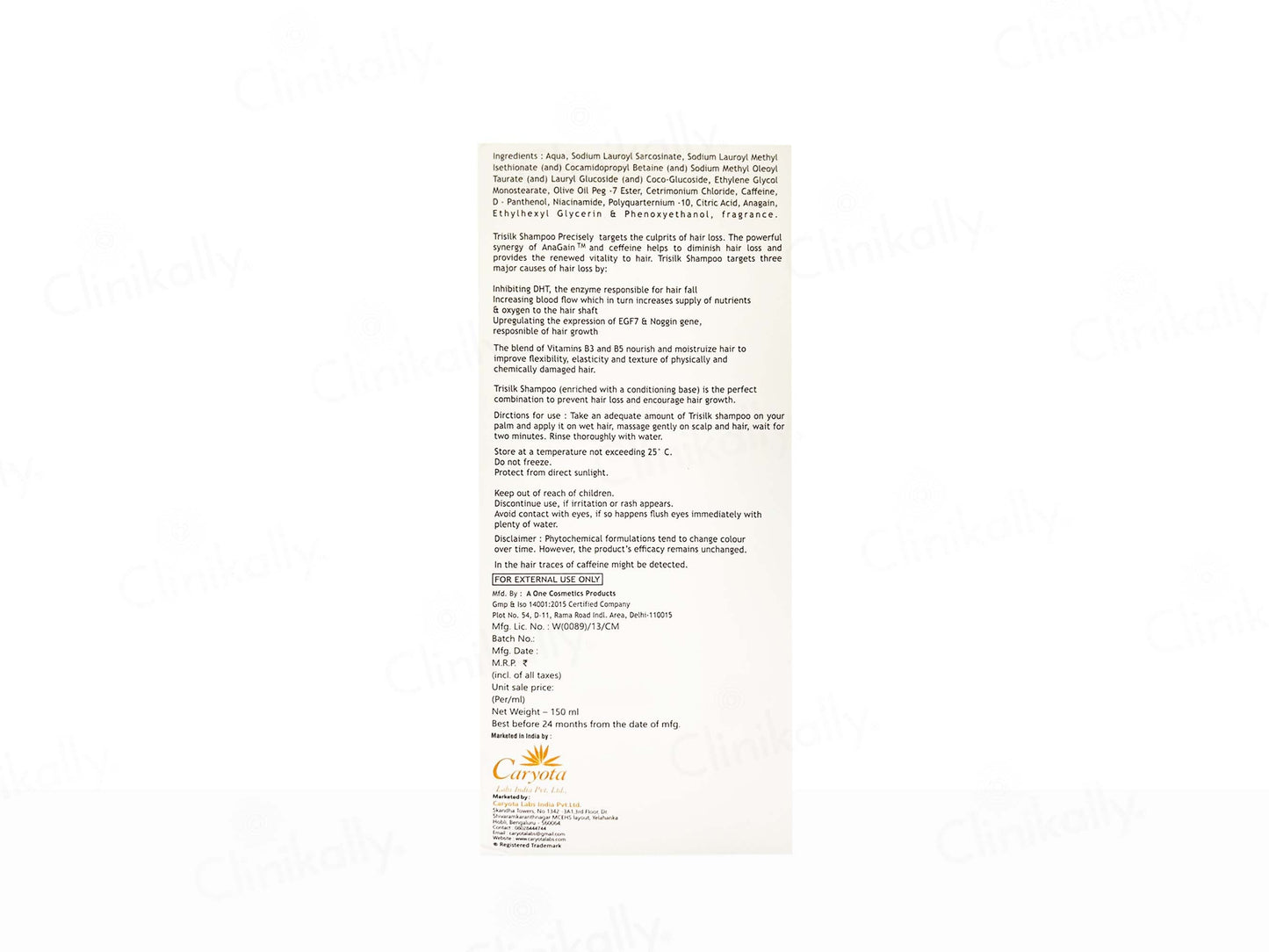 Trisilk Hair Revitalising Shampoo