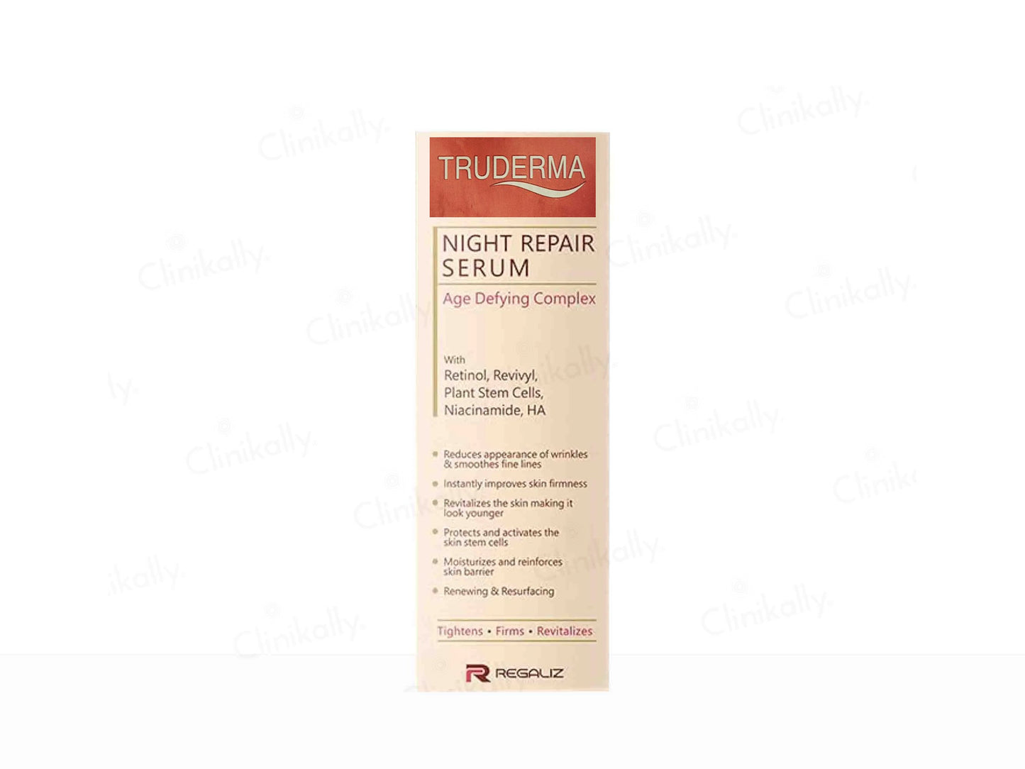 Truderma Regen Night Repair Serum Reduce Wrinkles