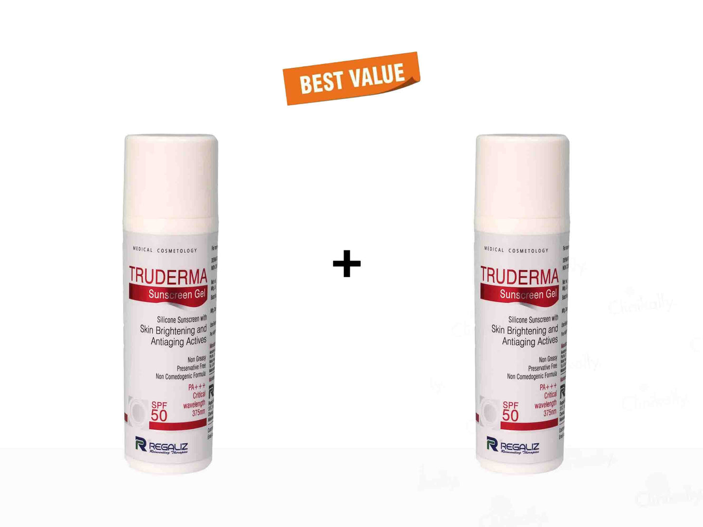 Truderma Sunscreen Gel SPF 50 PA+++ Skin Brightening and Antiaging Actives