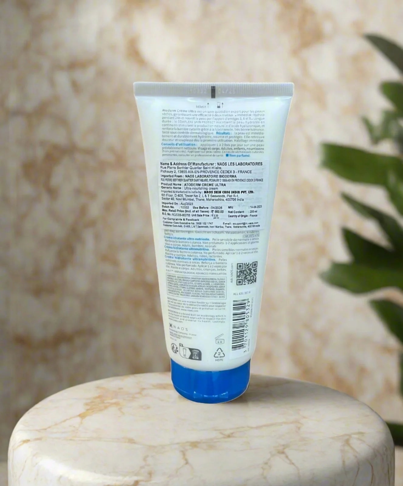 Bioderma Atoderm Creme Lastingly moisturises For Normal to dry sensitive skin-200ml