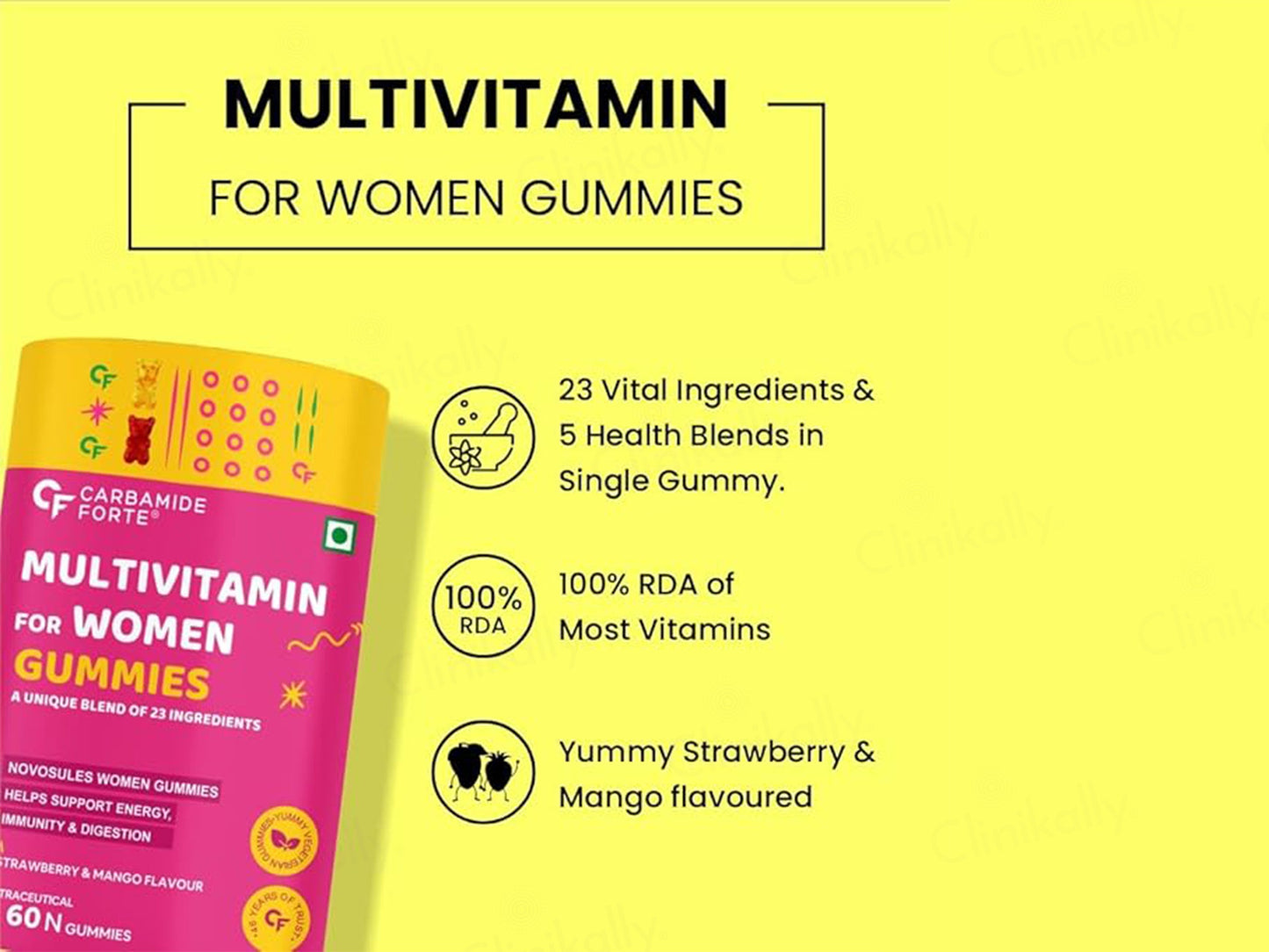 Carbamide Forte Multivitamin Gummies For Women