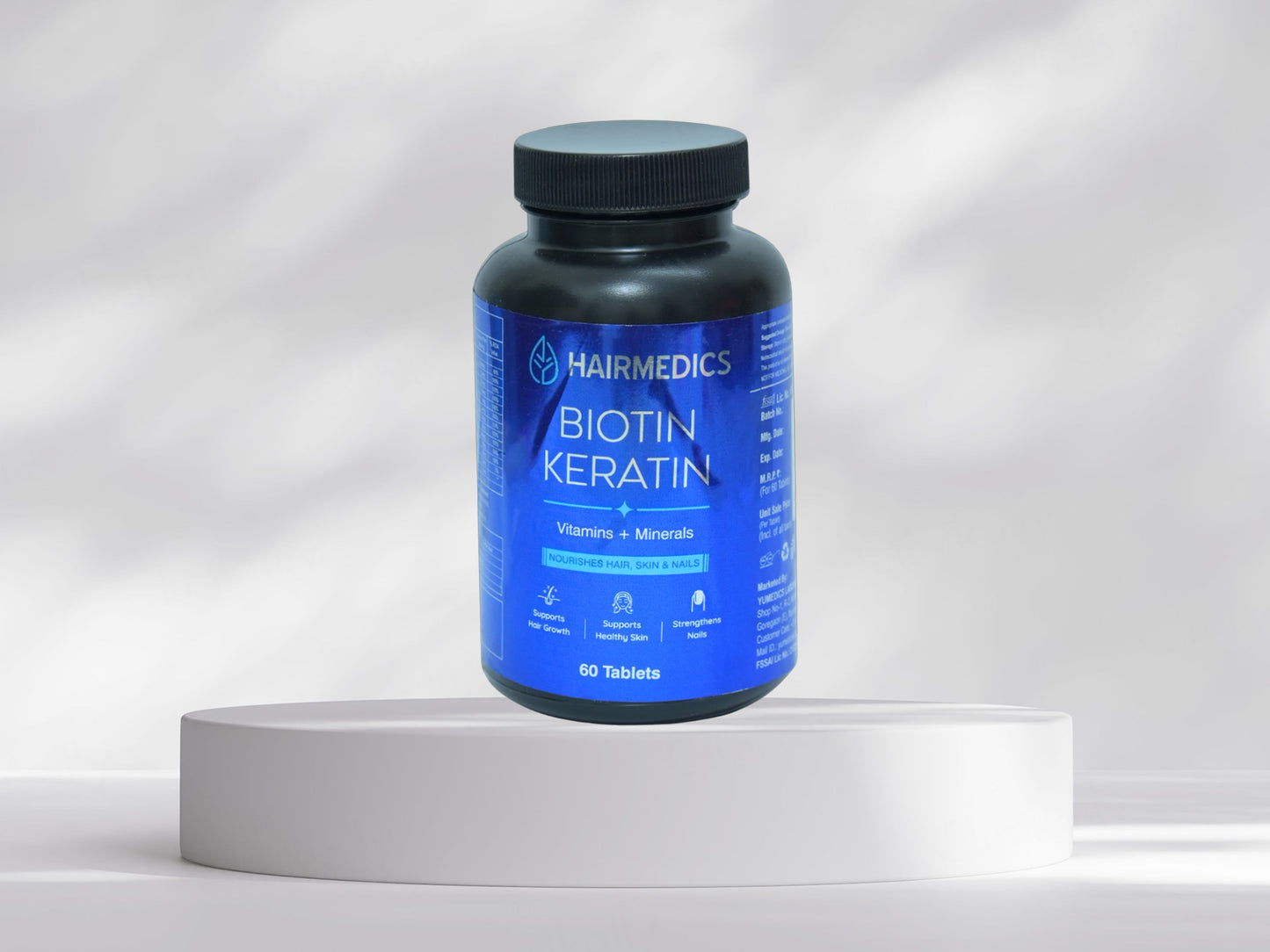 Yumedics Hairmedics Biotin + Keratin Vitamins & Minerals Nutraceutical Tablet