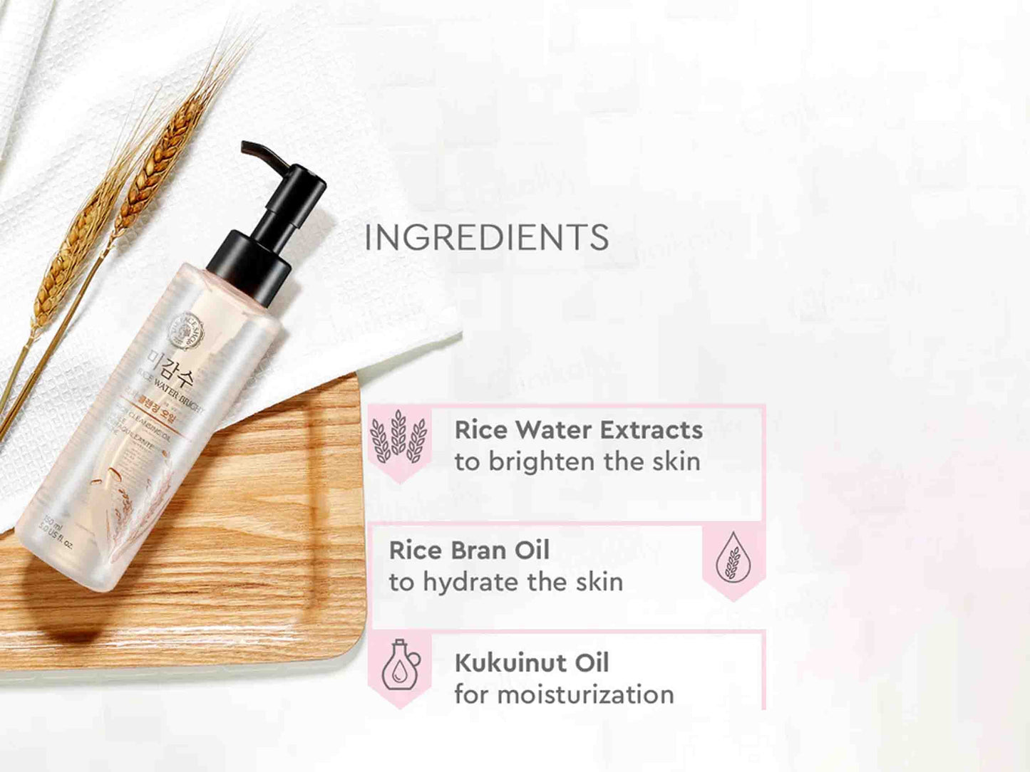 The Face Shop Rice Water Bright Rich Cleansing Oil