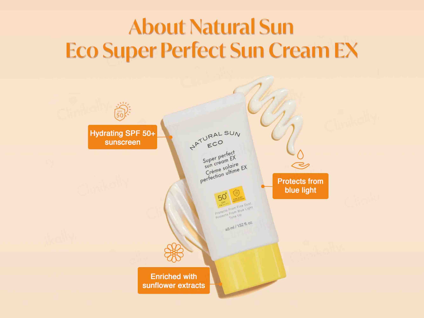 The Face Shop Natural Sun Eco Super Perfect Sun Cream EX