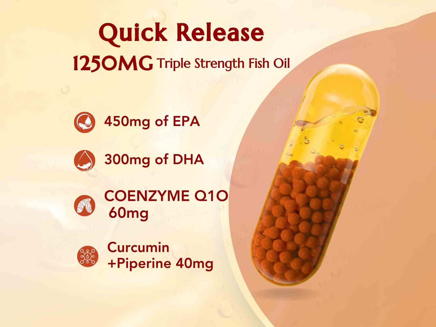 WishNew Wellness Daily Ritual 3X Omega's & CoQ-10 Capsule