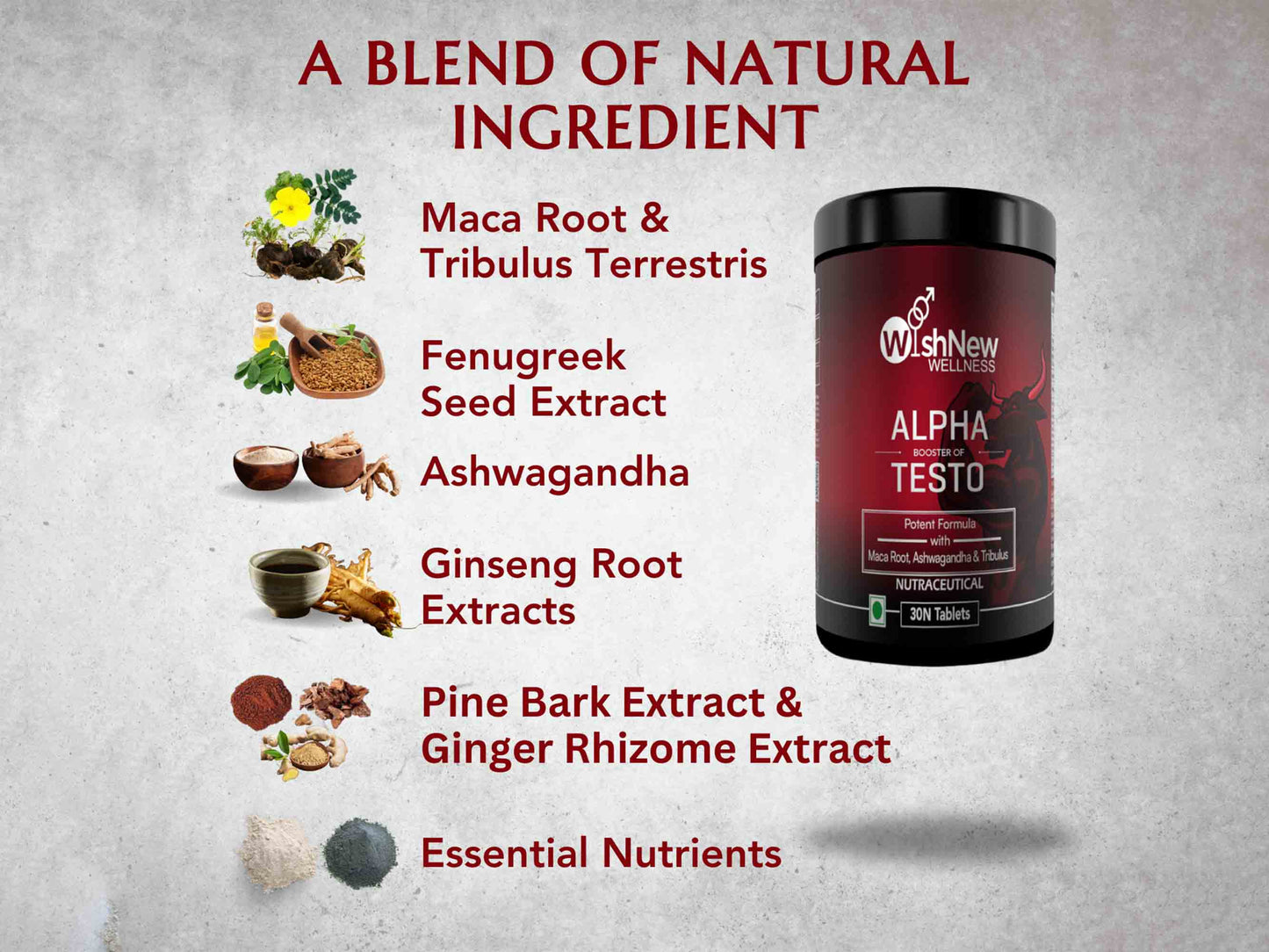 WishNew Wellness Alpha Booster of Testo Tablet