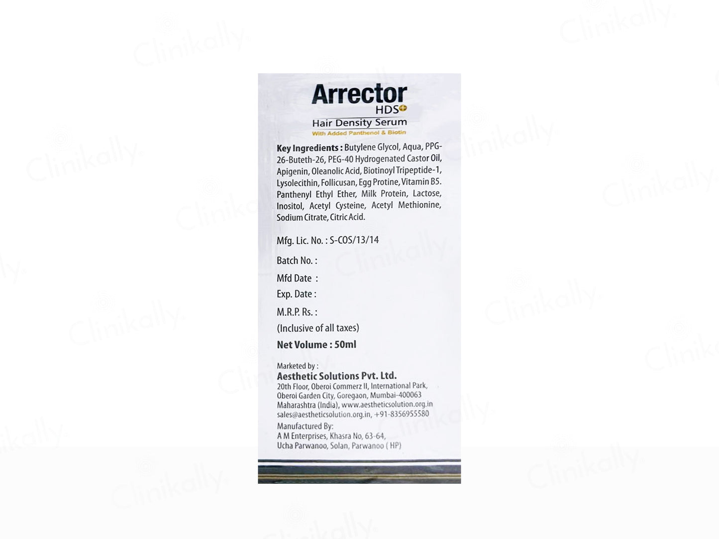 Arrector HDS+ Hair Density Serum