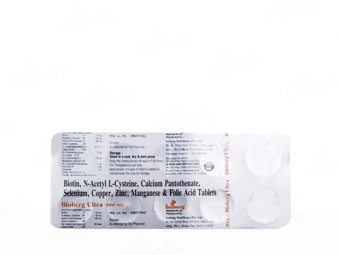 Bioberg Ultra Hair Supplement Tablet