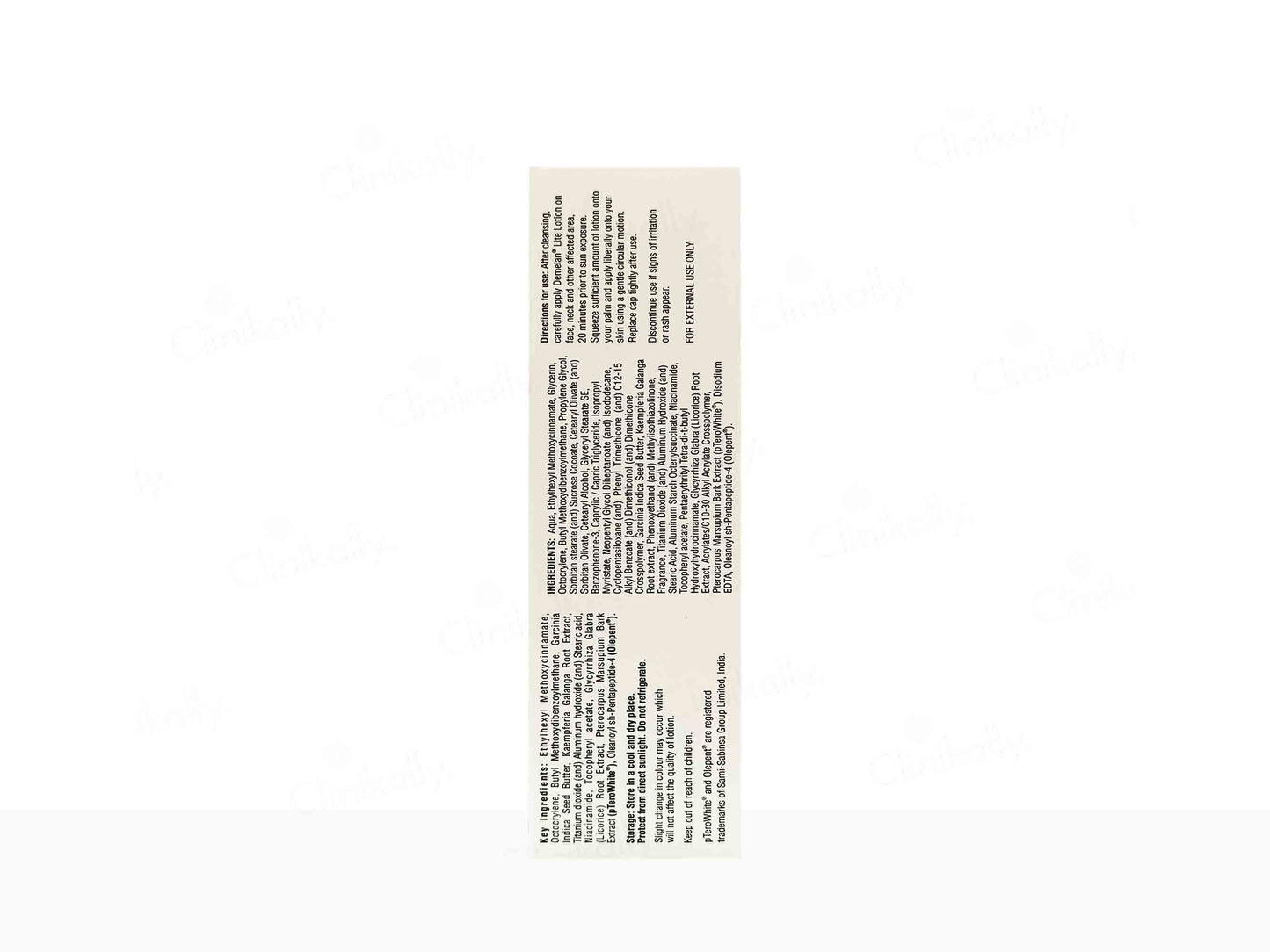 Demelan Lite Lotion