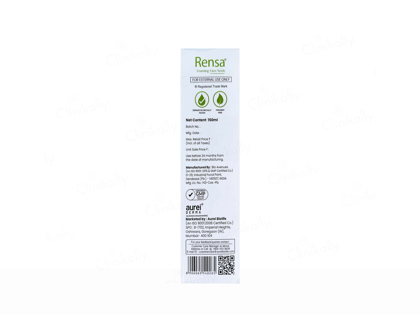 Rensa Foaming Face Wash